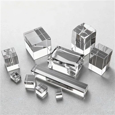 High Quality Blank Crystal Cube Kanggo Laser Engraving